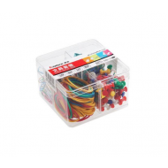 Comix σετ πινέζες-πιάστρες-συνδετήρες-λαστιχάκια Comix σετ πινέζες-πιάστρες-συνδετήρες-λαστιχάκια